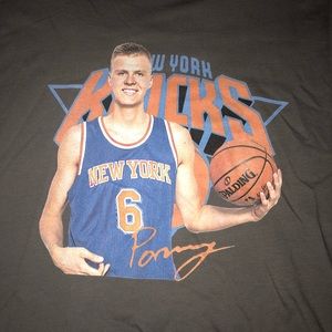 NY Nicks Kristaps Porzingis shirt